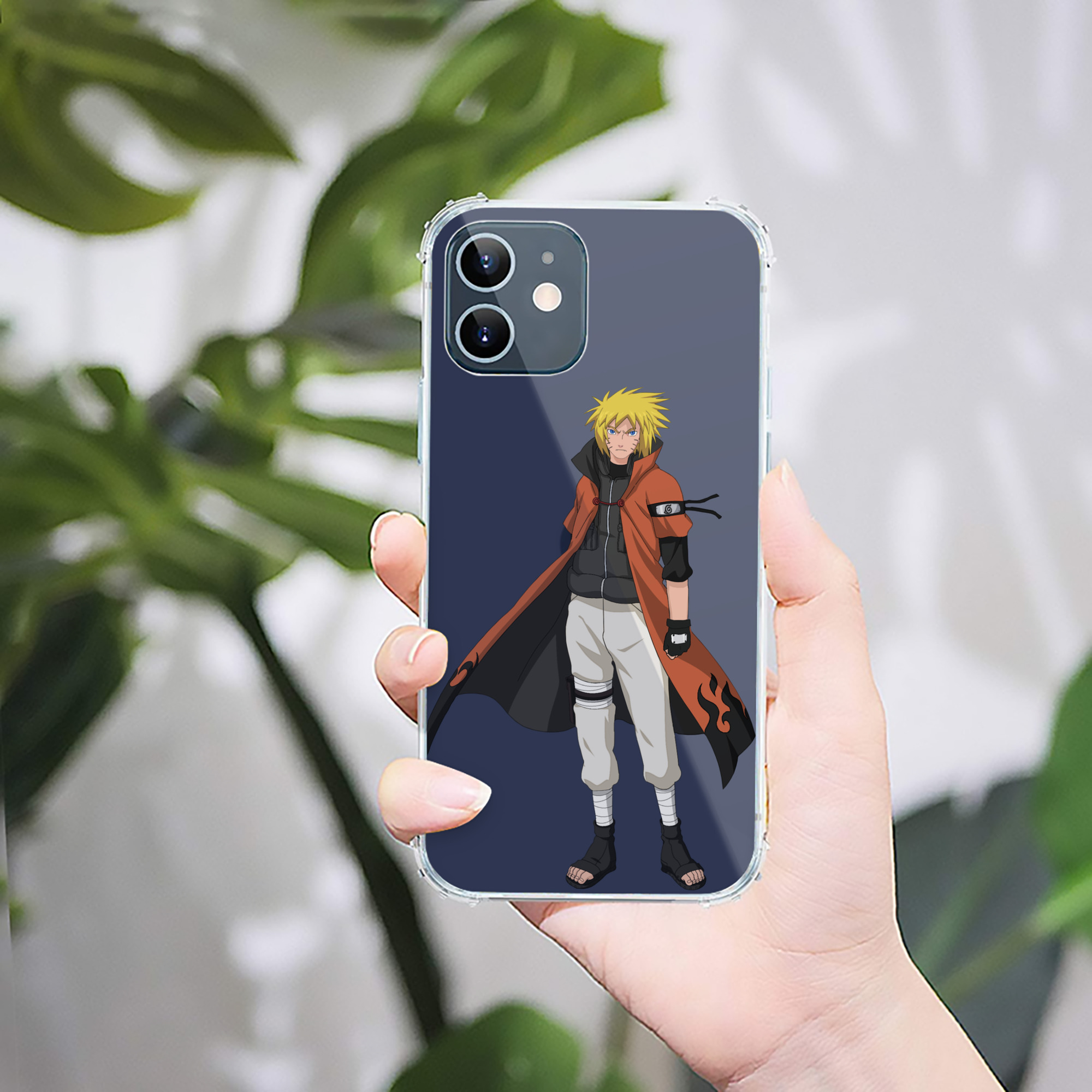 （画像用） NARUTO -ナルト- うずまき ナルト Uzumaki Naruto 【iPhone 12シリーズ対応】透明スマホケース（クリアソフトケース）